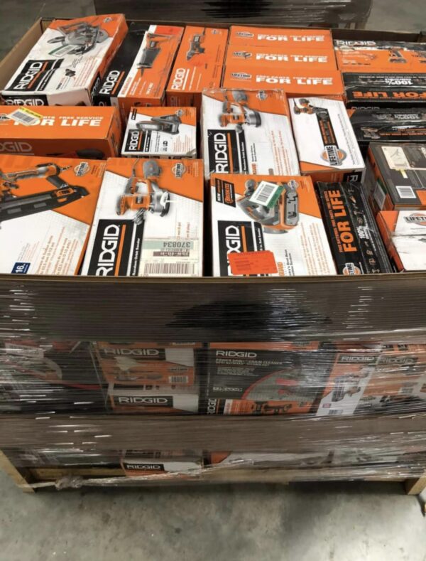 Ridgid Tool Liquidation Pallets 20pcs/pallet - Image 3